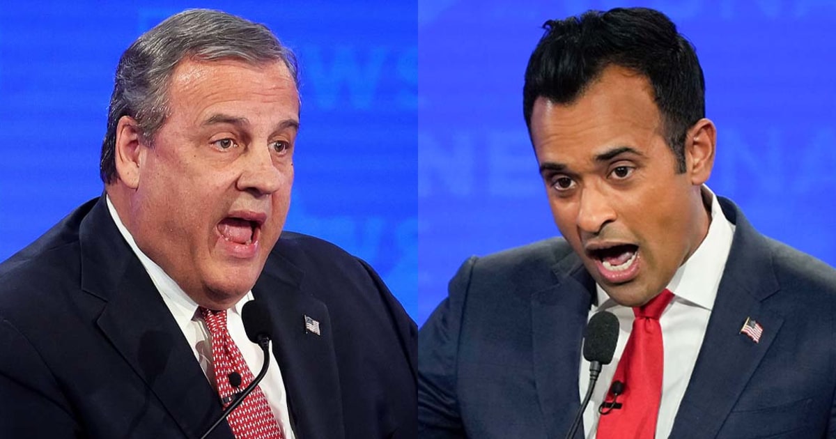Featured image for "Contentious Debate Battle: Christie vs. Ramaswamy"