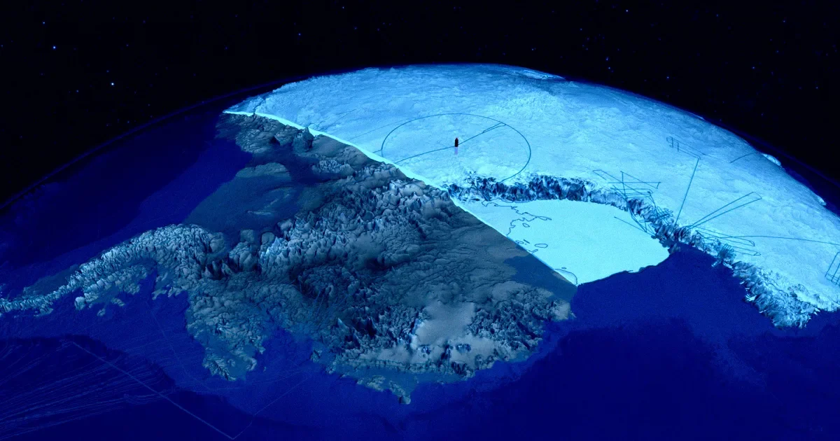 Antarctica's Gravity Hole Deepens as Ice Sheets Expand Over Millions of Years
