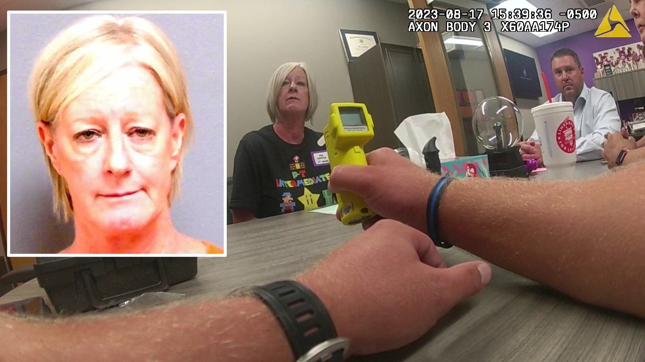 Featured image for "Shocking Police Video Captures Drunk 3rd Grade Teacher's Arrest on First Day of School"