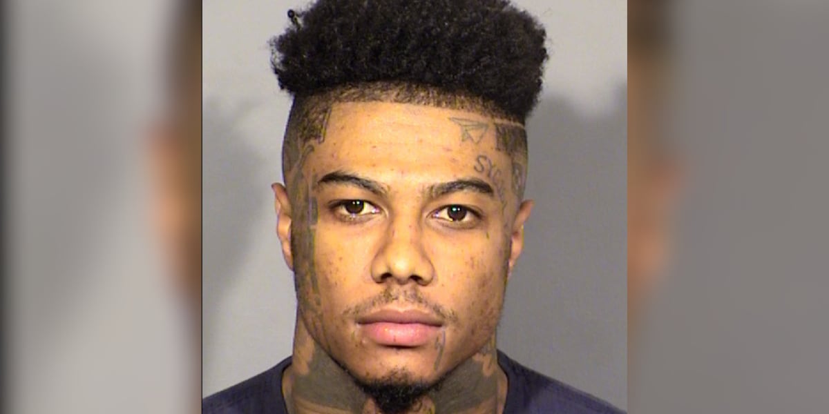 Blueface arrested for robbery at Las Vegas courthouse.