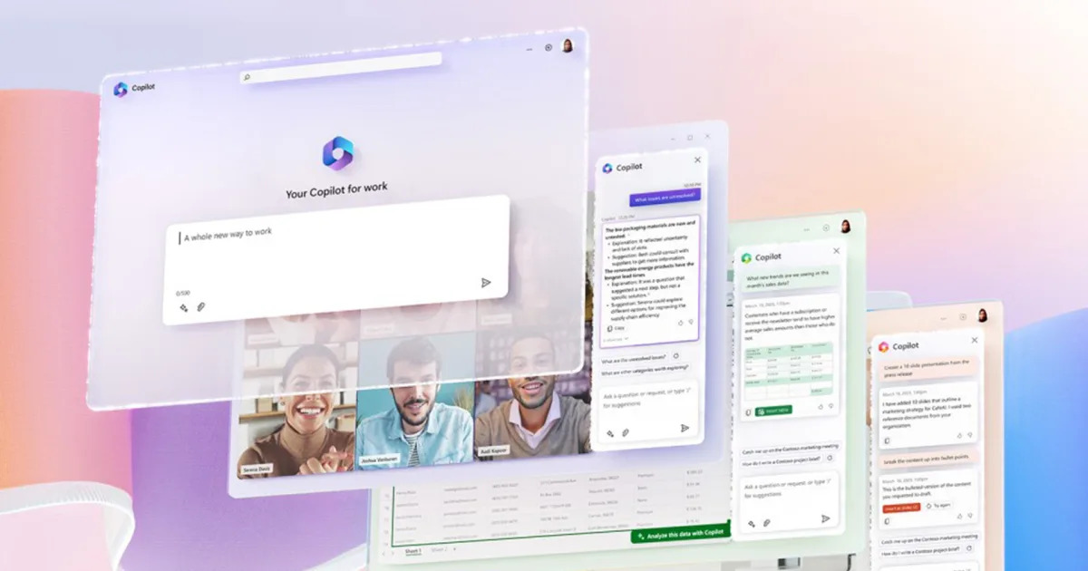 Microsoft's AI-powered Copilot streamlines tasks across Office apps.