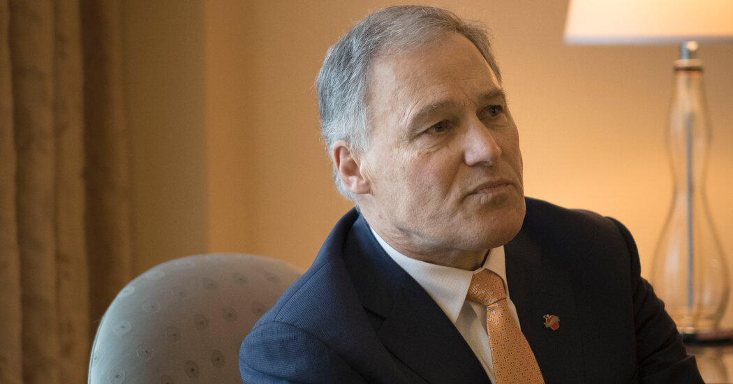 Featured image for Washington Governor Jay Inslee Bows Out of Fourth Term Race.