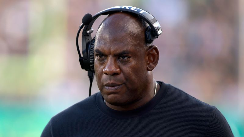 "Michigan State Football Coach Mel Tucker Suspended Amid Sexual Harassment Investigation"