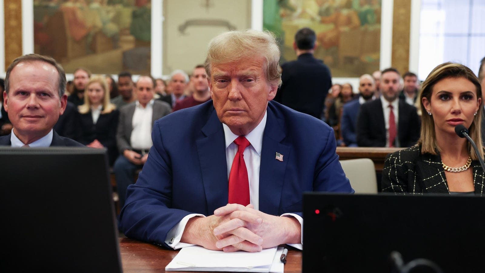 Featured image for "Trump's Campaign Cash Dwindles as Legal Fees Mount, Biden Maintains Financial Edge"