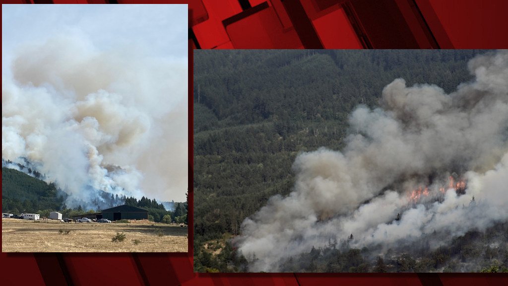 Successful Efforts Contain 200-Acre Wildfire Near Eugene, Prompting Evacuations and Task Force Deployment