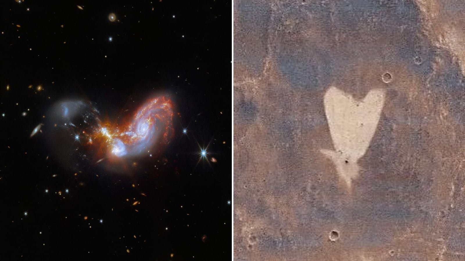"NASA's Heartwarming Valentine's Day Posts Capture Cosmic Love"