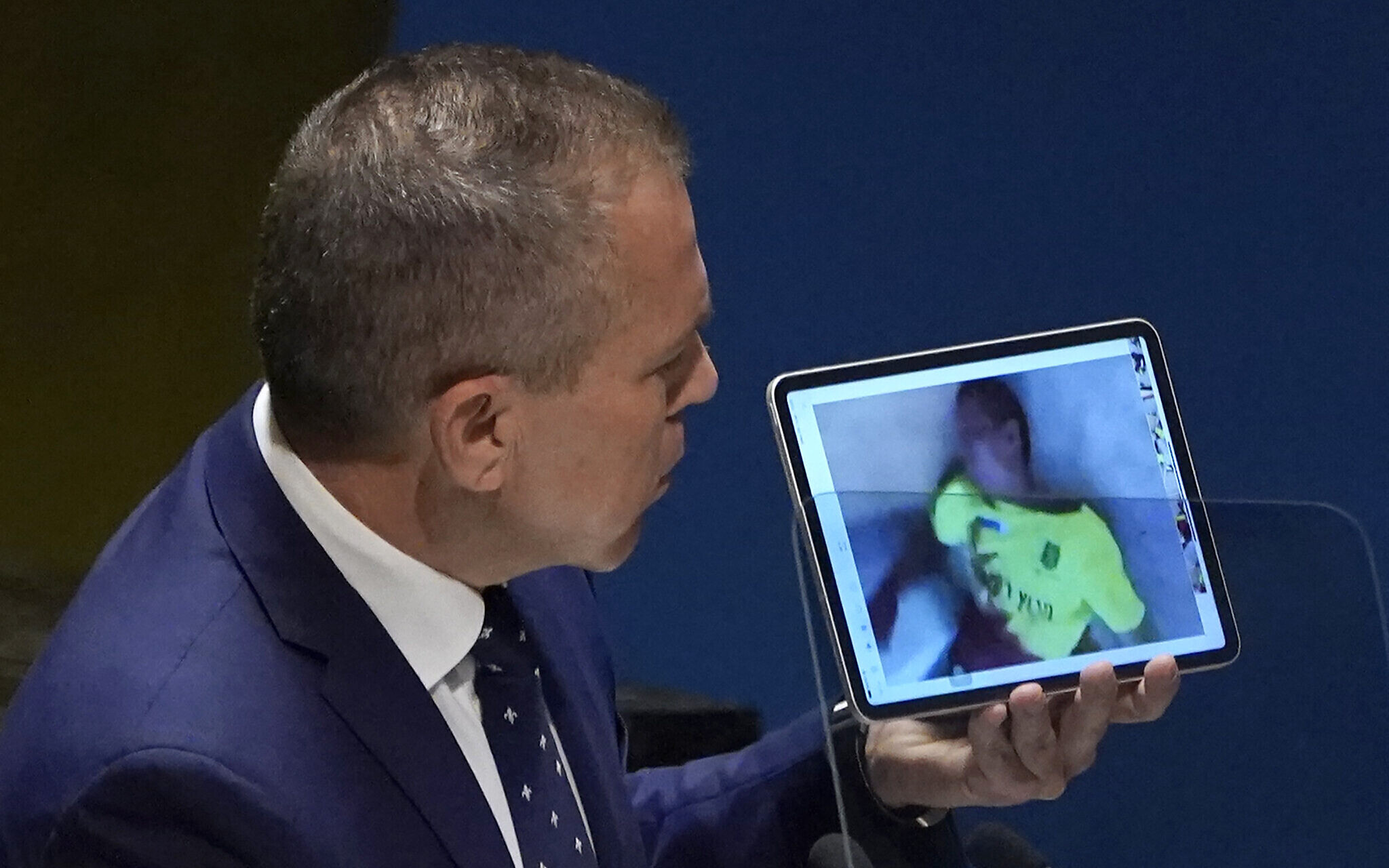 "Israel's UNGA Resolution Blockade: Erdan's Shocking Beheading Display"