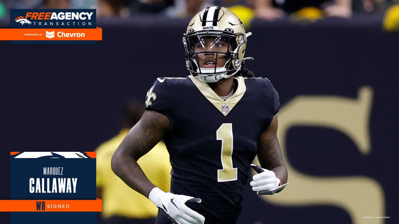 Marquez Callaway reunites with Sean Payton in Broncos signing.