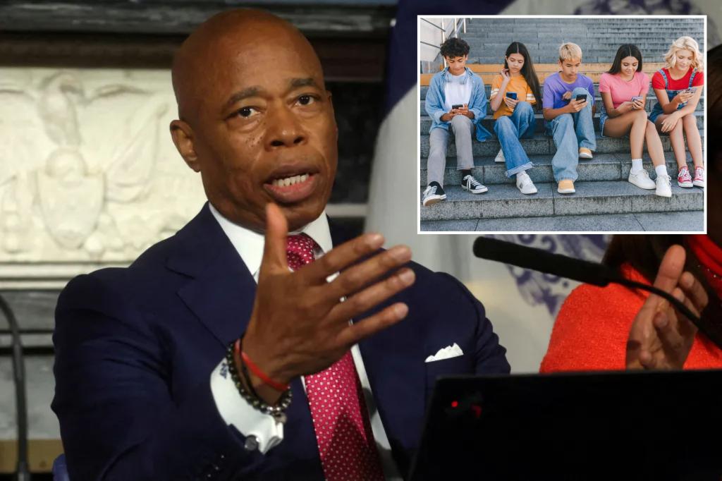 NYC Mayor Eric Adams Takes On Social Media Giants Over Youth Mental Health Crisis