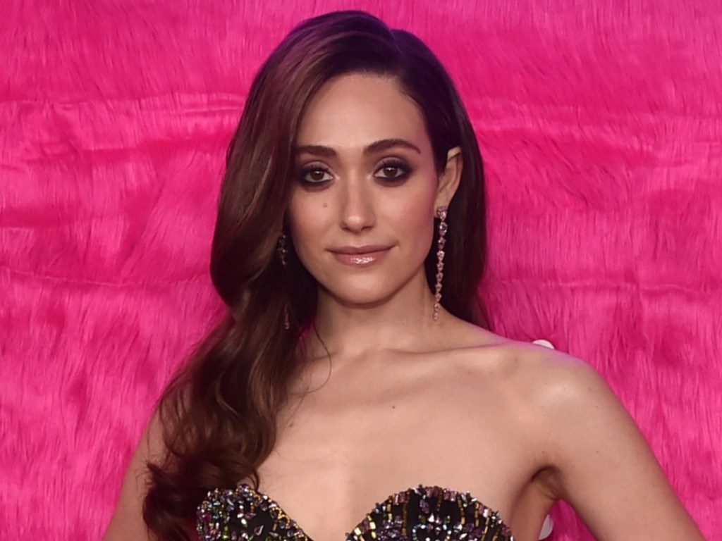 Featured image for Emmy Rossum shares rare glimpse into life as a mom of two with nursing photo.