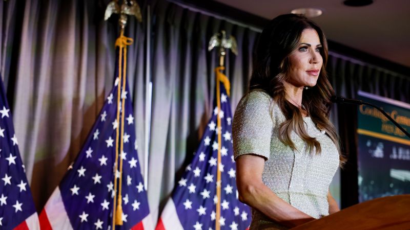 "South Dakota Gov. Kristi Noem Set to Endorse Trump at Friday Rally, Sources Confirm"