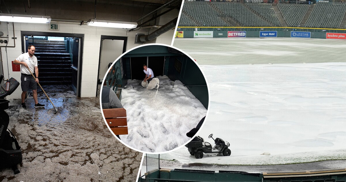 Featured image for "Hailstorm Chaos at Coors Field: Rockies-Dodgers Game Interrupted"
