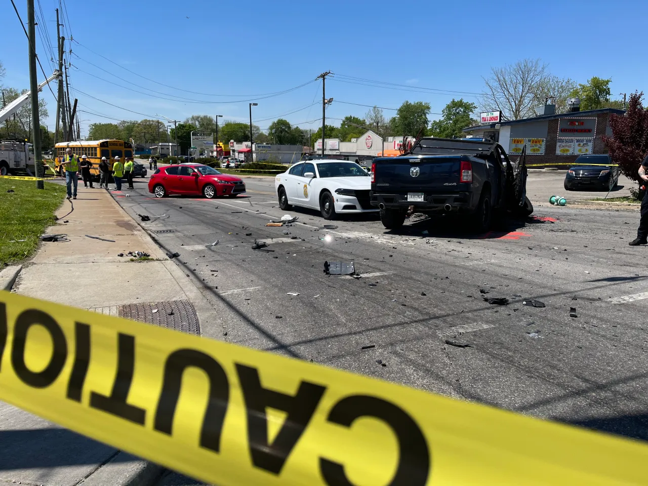 School Bus Crashes Cause Traffic Disruptions in Multiple Locations