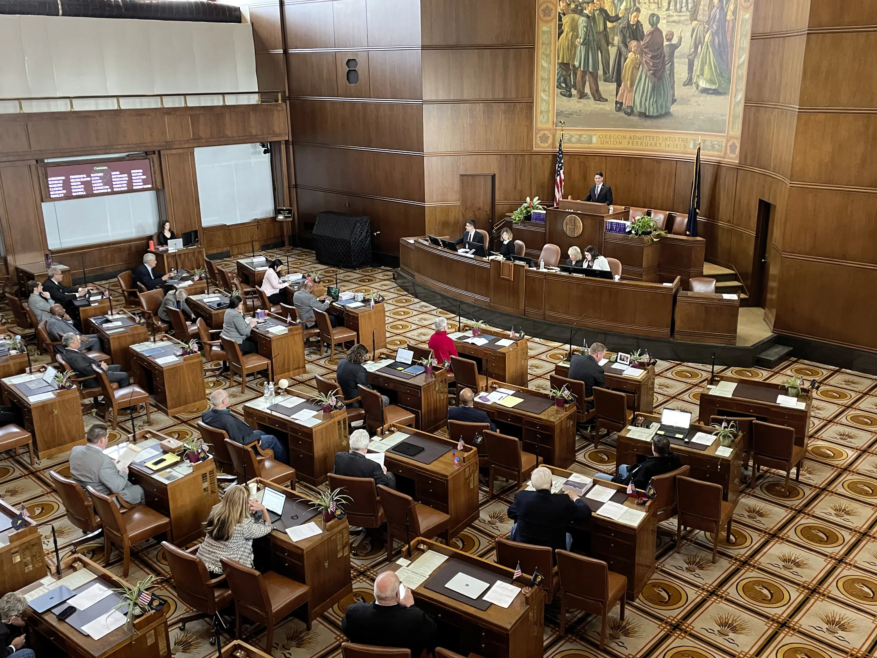 Oregon Republicans Boycott Votes on Abortion and Guns.