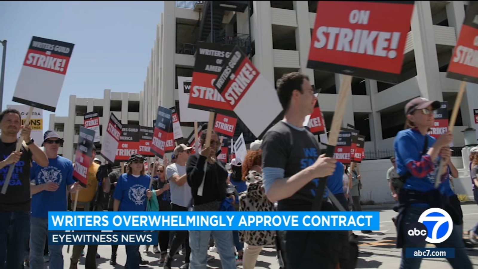 Writers Guild officially ends strike with overwhelming ratification of new deal
