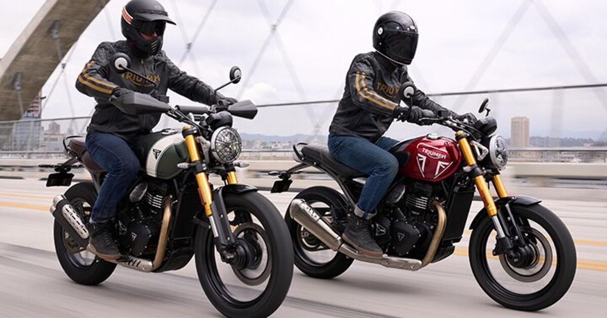 Featured image for "Introducing the 2024 Triumph Speed 400 and Scrambler 400X: A First Look"