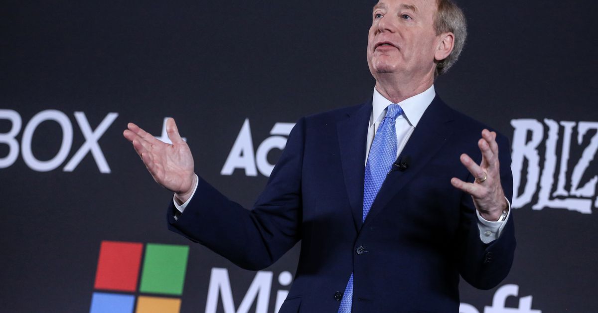 Featured image for "Microsoft President Reconciles with UK CMA Post Activision Deal Approval"