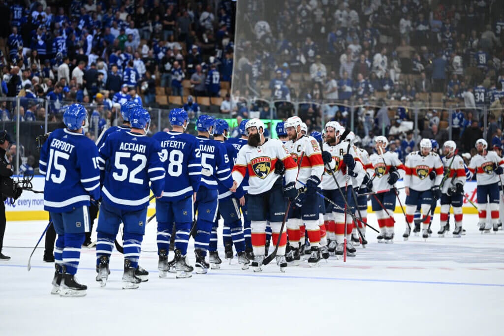 Maple Leafs suffer playoff disappointment and controversial no goal call.