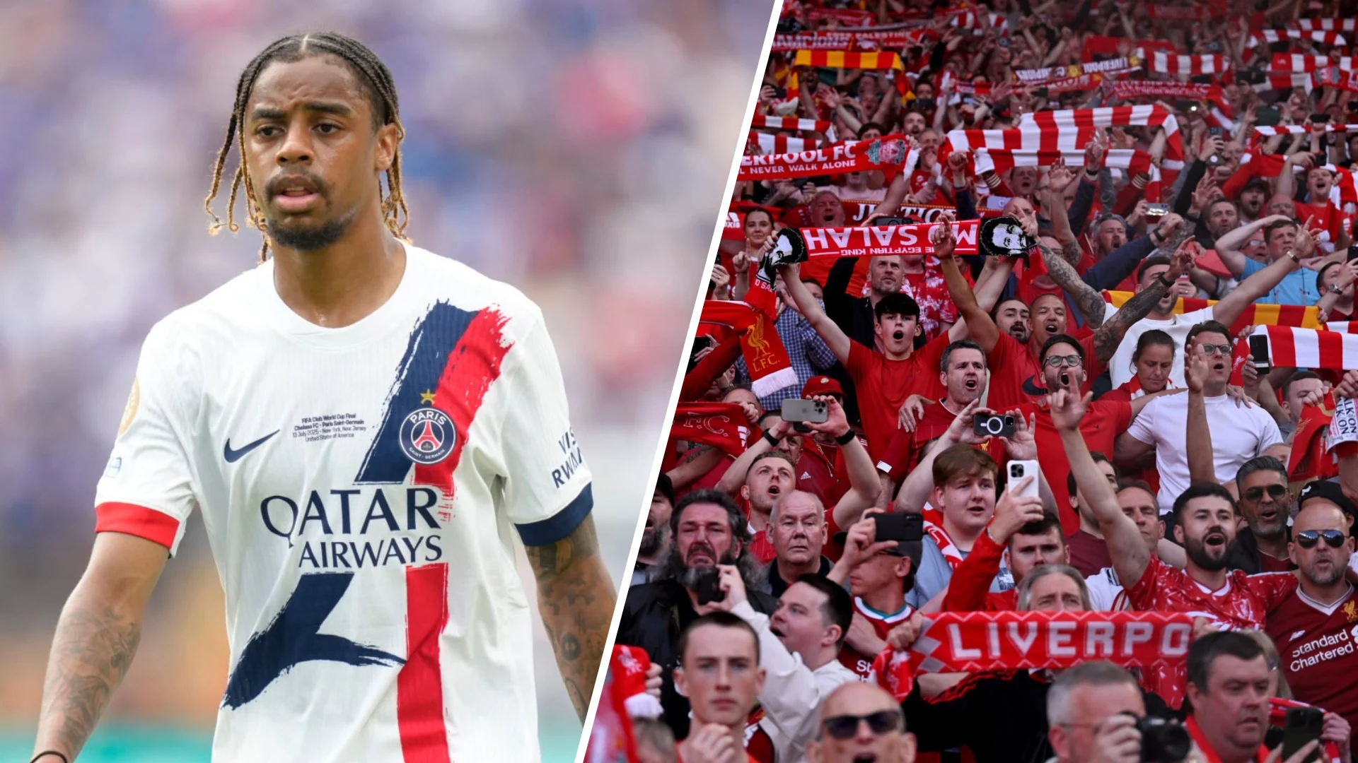 Liverpool Fans Oppose Bradley Barcola Transfer Amid PSG Interest