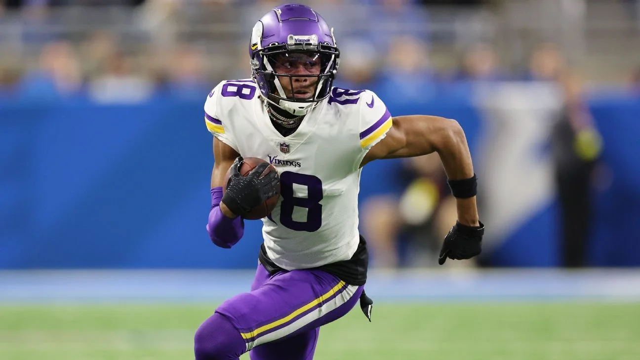 "Vikings' Justin Jefferson sidelined with chest injury against Raiders"