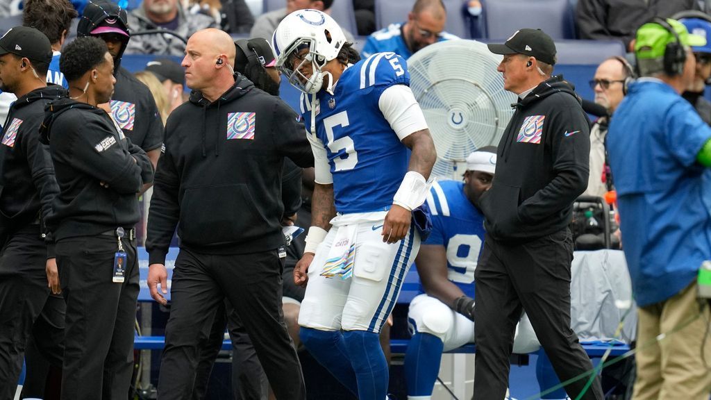 Colts QB Anthony Richardson sidelined with shoulder injury, Gardner Minshew steps in