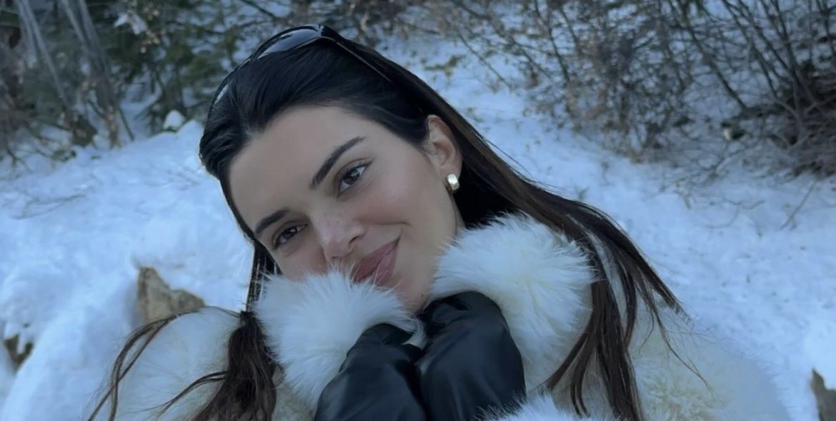 Kendall Jenner Stirs Controversy with Luxe White Fur Après-Ski Ensemble