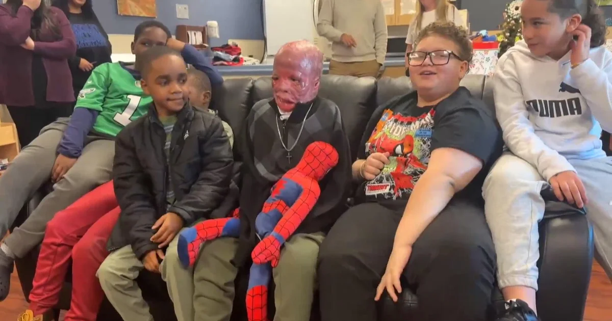 Featured image for Boy Burned in Philadelphia Plane Crash Returns Home