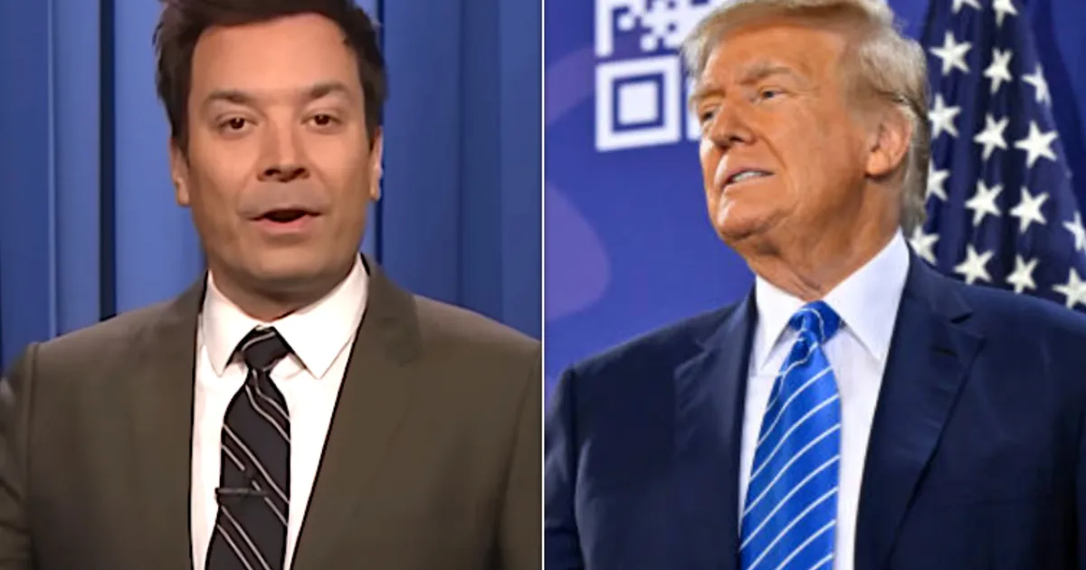 Featured image for "Trump's Stock Market Claim Mocked by Jimmy Fallon as Biden Brushes off Wall Street Rally"