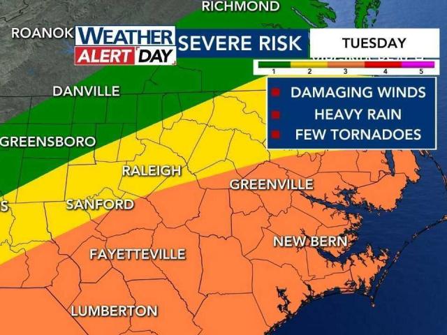 "Tuesday's Severe Weather Threat: Duke Energy Braces for Power Outages and Strong Storms"