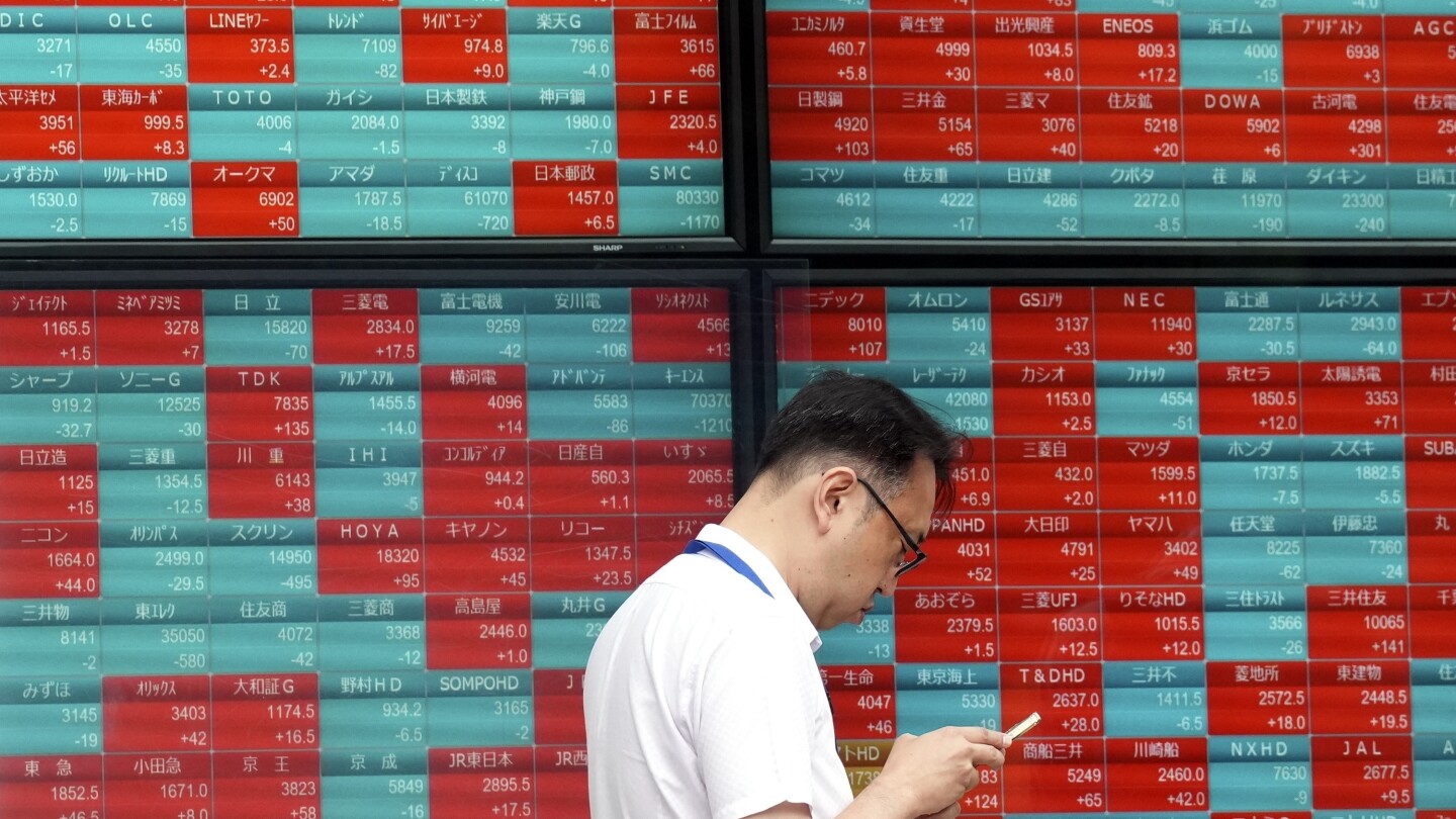 Asian Shares Fall Following Mixed Wall Street Session