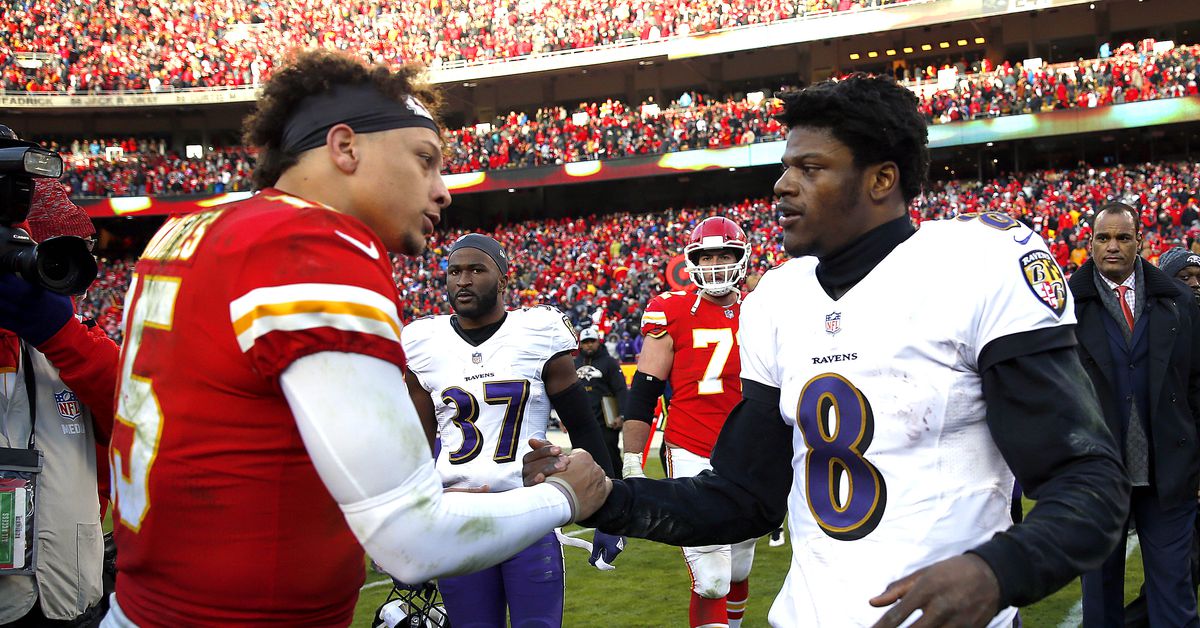 "Jackson Anticipates Heavyweight Showdown Against Mahomes in AFC Championship"