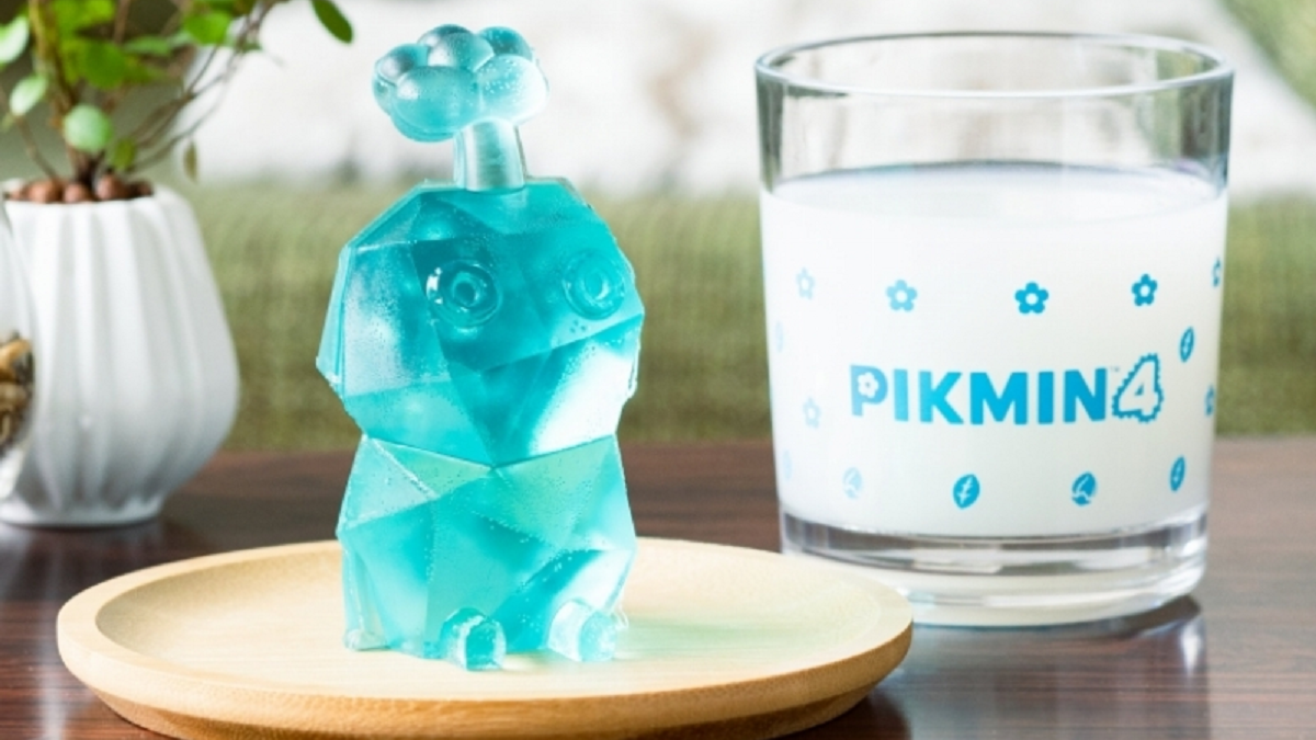 "Pikmin 4 Glass Set Transforms Ice Pikmin into Charming Ice Cubes"