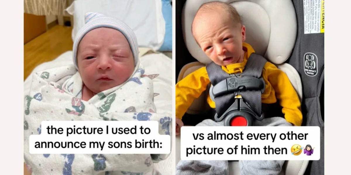 Featured image for "Parents' Hilarious TikTok Photos of 'Ugly' Newborns Go Viral"