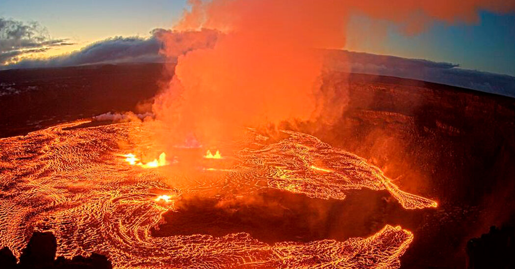 Kilauea Volcano Erupts in Hawaii, Authorities Raise Alert Level.