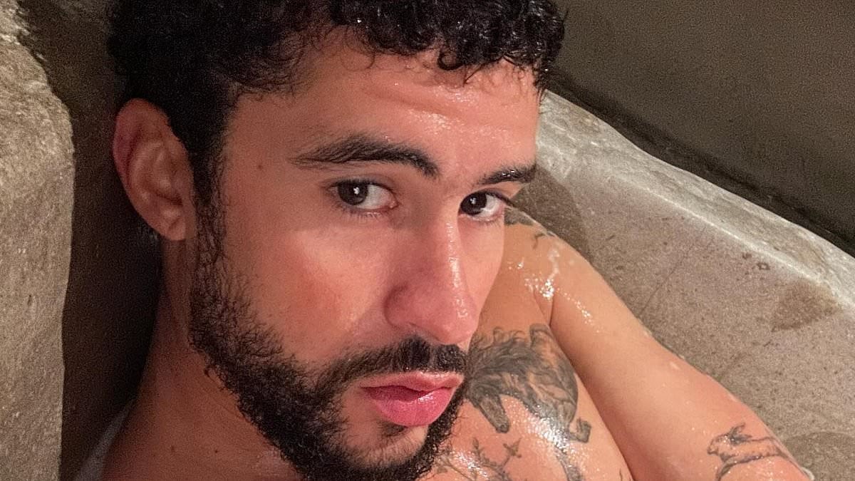 Featured image for "Bad Bunny's Bubble Bath Thirst Trap Selfies Heat Up Social Media"
