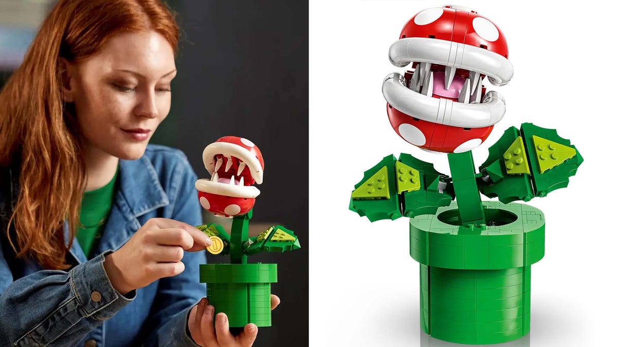 Lego Unveils Adorable and Affordable Giant Piranha Plant Set