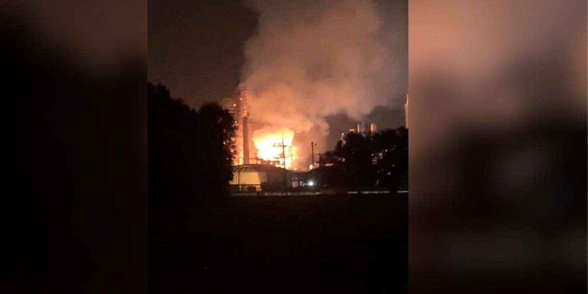 Multiple Explosions and Fire Erupt at Dow Chemical Plant in Plaquemine
