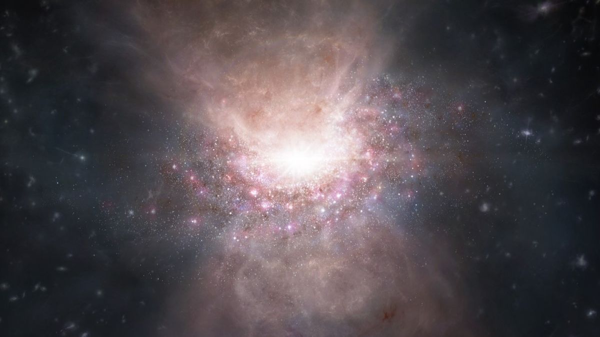 "Ancient Quasar Halts Galaxy's Star Formation at Dawn of Time, Astronomers Discover"
