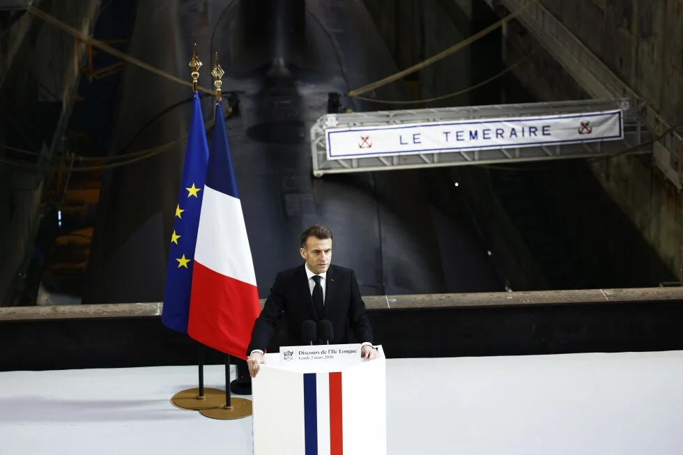 France's Macron pitches European deterrence umbrella with eight allied partners