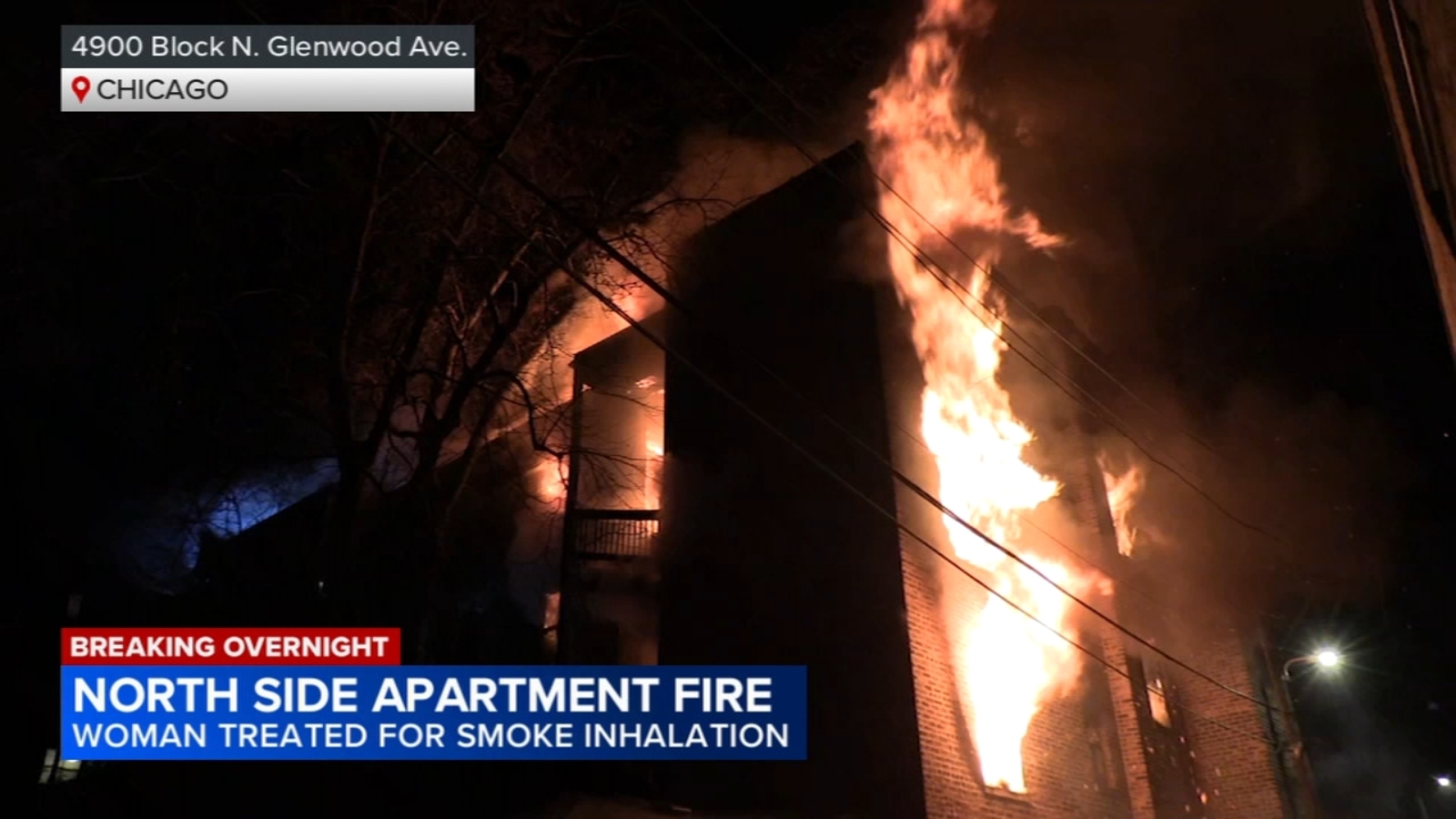 Featured image for Multiple Injuries in Uptown Apartment Fire Displaces Residents
