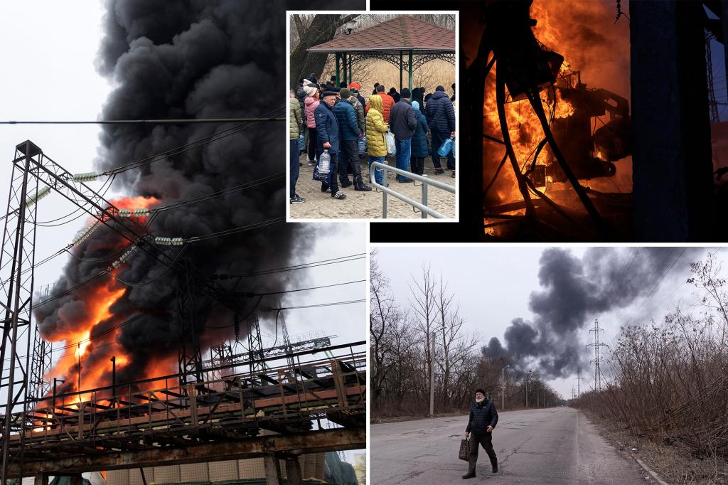 "Russian Assault Plunges Ukraine into Darkness, Leaving Millions Without Power"