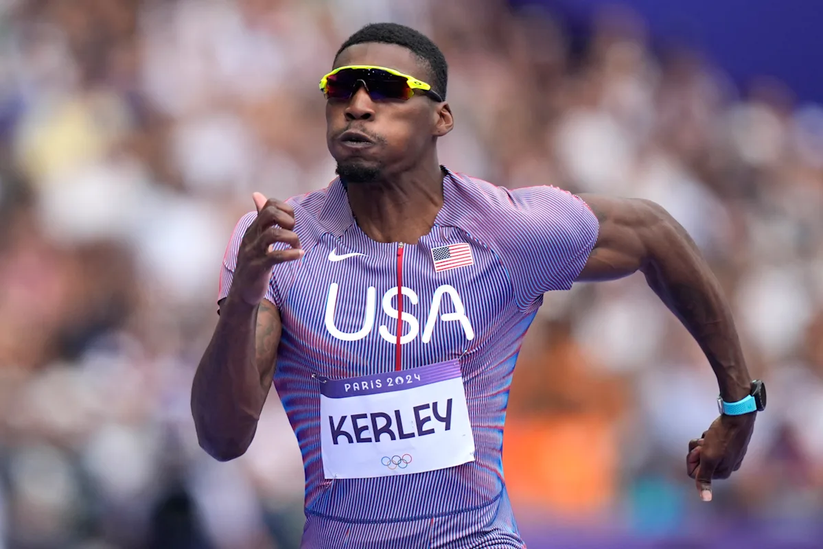 Featured image for Fred Kerley Makes History as First American Male Track Athlete at Enhanced Games