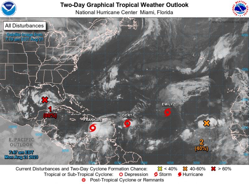 Gulf of Mexico Storm Set to Intensify on Path to Texas