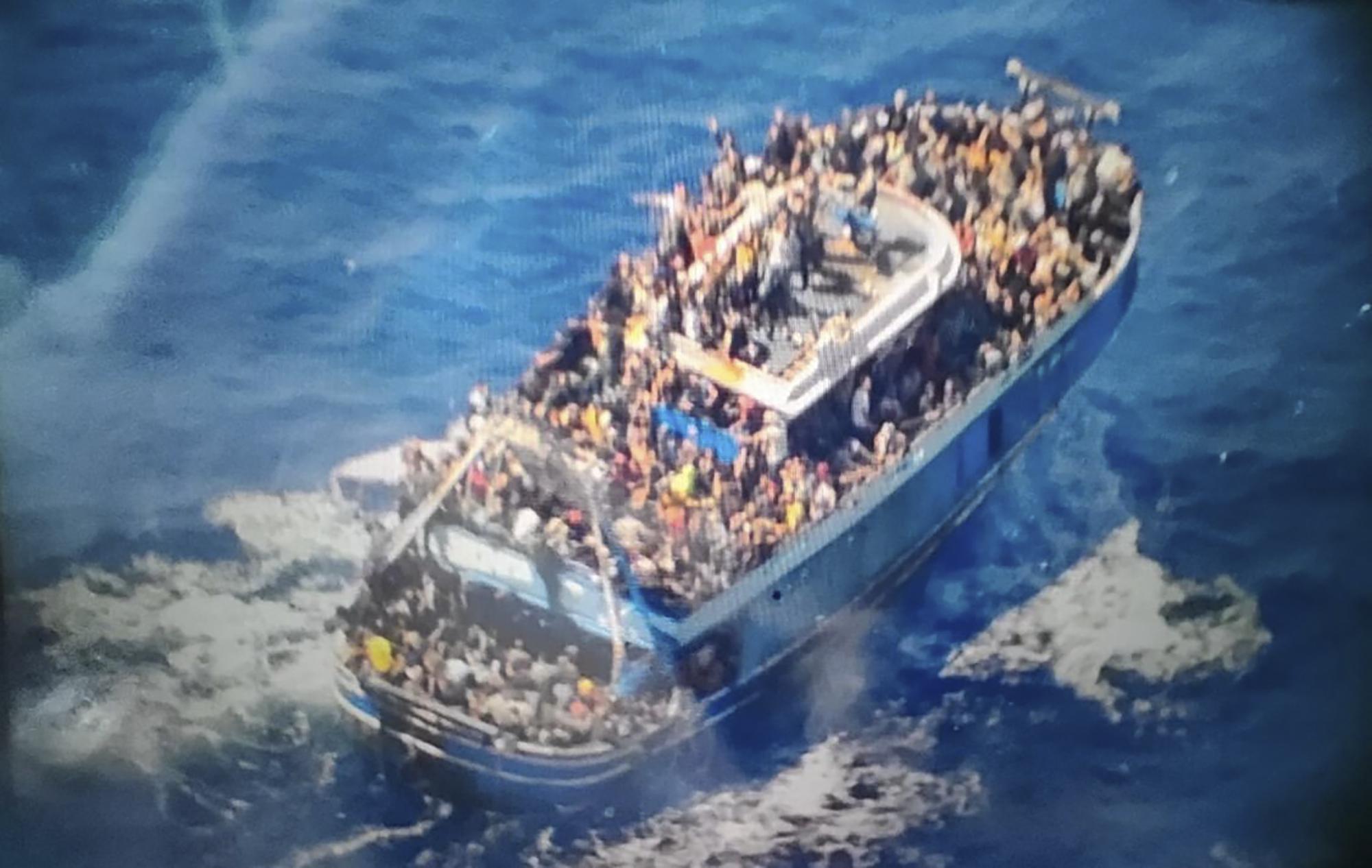 The ongoing tragedy of migrant boats in the Mediterranean.