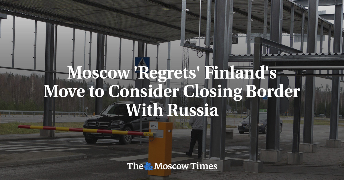Finland's Border Closure Consideration Ruffles Moscow's Feathers