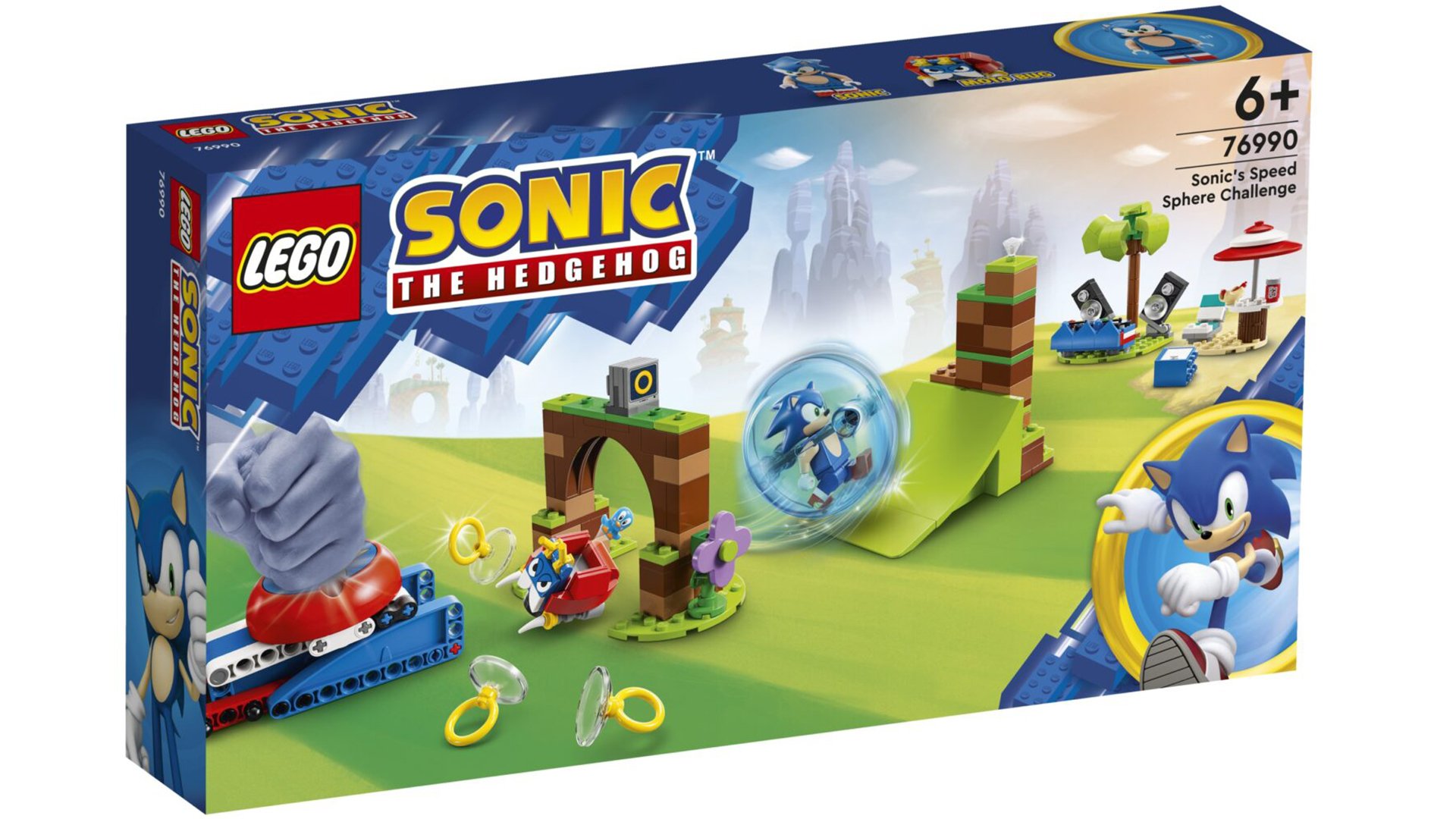 Lego and Sega team up for Sonic the Hedgehog sets.
