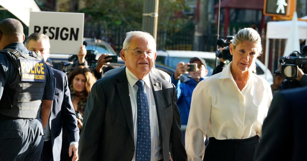 Featured image for "Unsealed Court Documents Suggest Sen. Bob Menendez May Shift Blame to Wife in Bribery Trial"