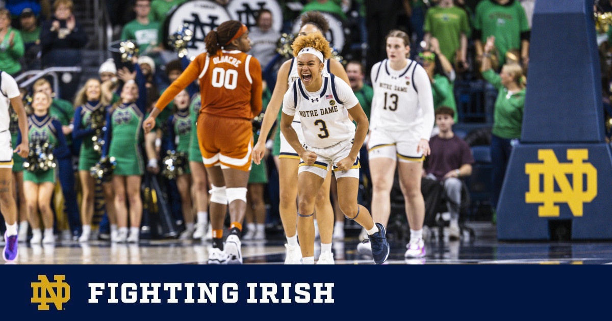 Hidalgo Shines as Notre Dame Upsets Texas in Overtime Thriller