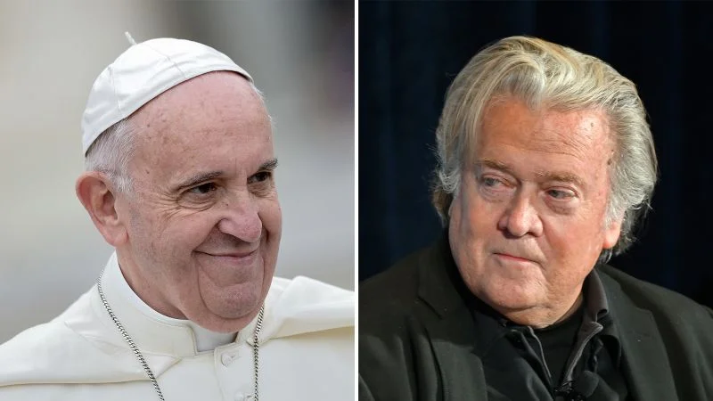 Bannon sought Epstein’s help to undermine Pope Francis, DOJ files reveal
