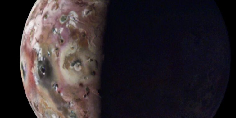 Featured image for "Jupiter's Moon Io: 4.5 Billion Years of Continuous Volcanic Activity"